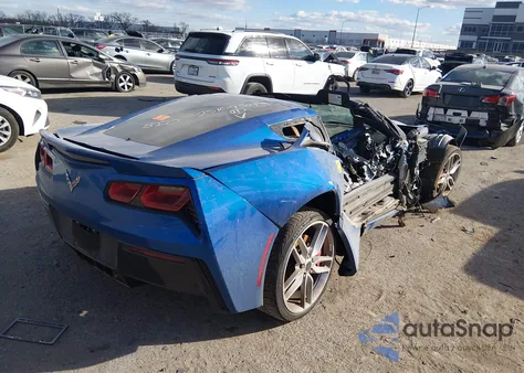 2014 Chevrolet Corvette Stingray Z51 from USA, damaged, VIN 1G1YK2D76E5134143